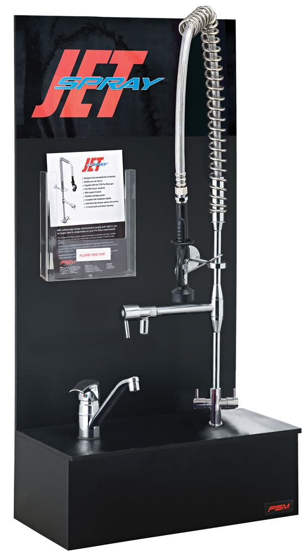 JS007 Jetspray Deck Mount Pre Rinse Stand