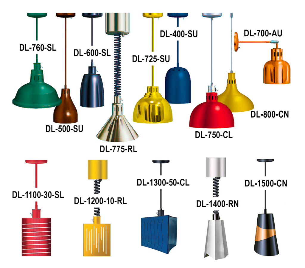 Food Service Machinery DL Decorative Heat Lamps