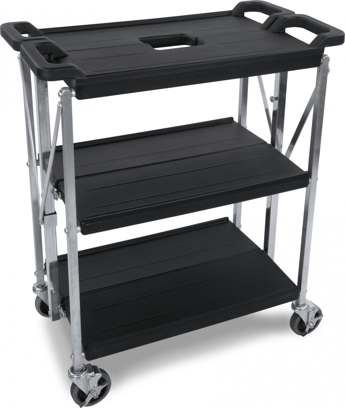 Food Service Machinery SBC152103 Carlisle Black Small Fold® Cart. Unfolded 406mm x 749mm x